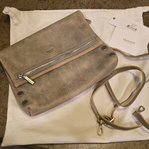 Hammitt Brown Suede Crossbody Bag